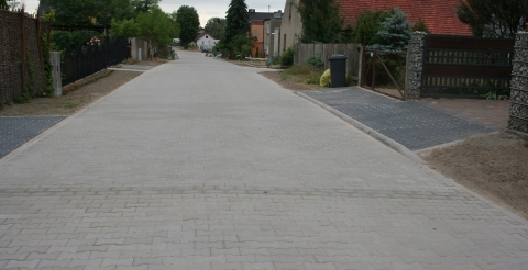 ul. Kasztanowa w Grzebienisku