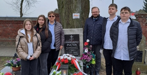 Uroczystość upamiętniająca Powstańca Styczniowego - Franciszka Piątka