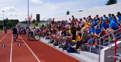 Zawody sportowe w Finale Miejskim Czwartków Lekkoatletycznych