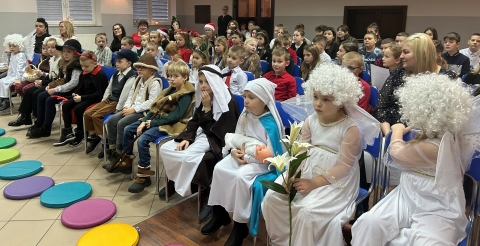 Jasełka w szkole podstawowej w Sędzinku