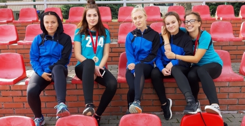 Zawodniczki UKS Olimp w Mistrzostwach Wielkopolski, 18 września 2019 r